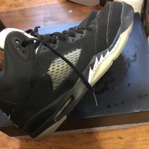 Jordan metallic 5s size 7